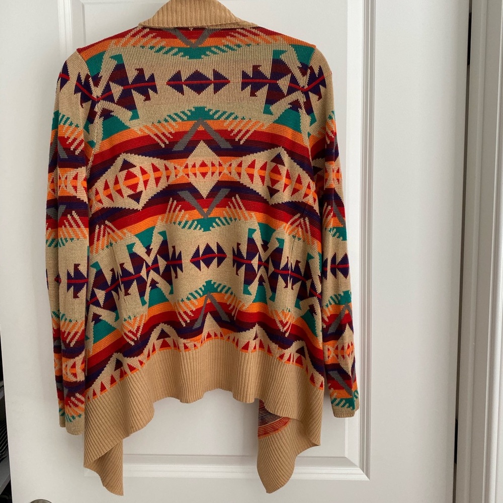Blu Pepper Multicolor Aztec Cardigan - Picture 3 of 3